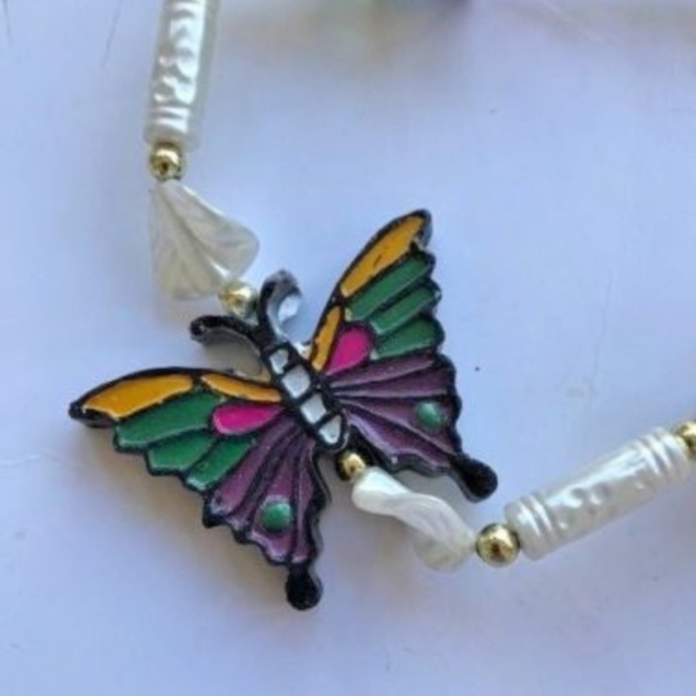 Butterfly Necklace Beaded Birthday Party Parade
